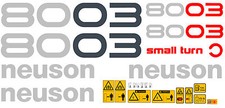 NEUSON 8003 DIGGER DECALS STICKER SET