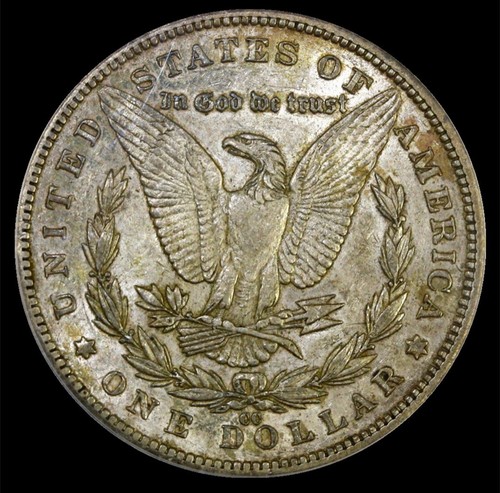 1892 CC Morgan Silver Dollar | Carson City Key Data ICG EF45 - Foto 2 di 6