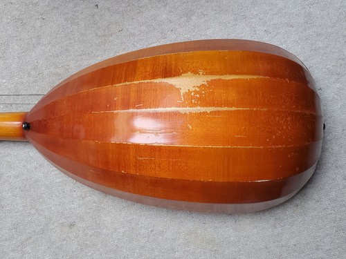 Very nice big and old Double neck harp lute / bass lute w. wooden pegs! 9string - Picture 15 of 18