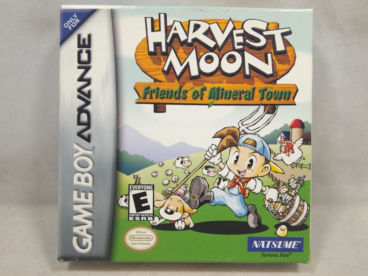 Harvest Moon Friends of Mineral Town (Game Boy Advance GBA) Authentic BOX  ONLY