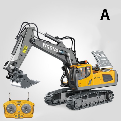 1/20 RC Construction Toy Truck Crawler Bulldozer 2.4GHz Remote Control Excavator - Picture 21 of 23