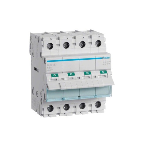 Hager SBN463 Ausschalter 4-polig 63A - Bild 1 von 1