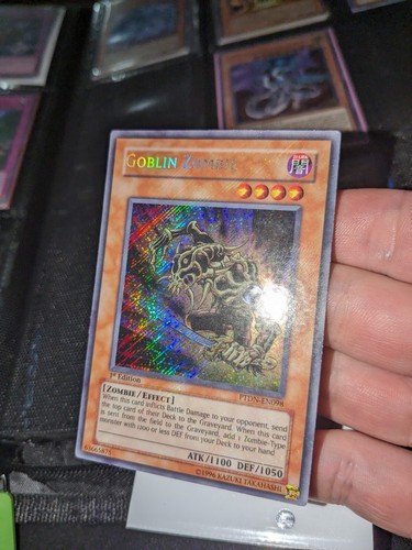 Yu-Gi-Oh! Goblin Zombie Phantom Darkness PTDN-EN098 1st Edition Secret Rare LP - Picture 3 of 6