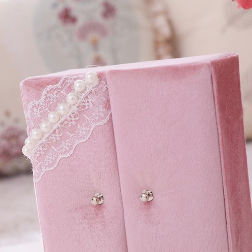 dollhouse Pink Velvet Closet Storage Organizer For Jewelry Earrings Rings SET - Picture 9 of 20