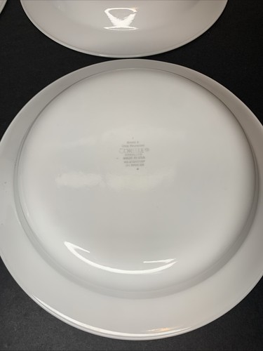 Vintage Corelle Albicot Grove Set di 4 ciotole per pasta bordate 8,5" - OTTIME - Foto 6 di 9