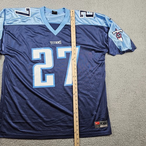 Tennessee Titans Jersey Mens 2XL Blue Eddie George #27 Nike NFL - Picture 10 of 11