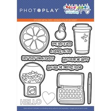 PP Etched Metal Dies Serendipity Love You Latte Sweetest Friend Lemon Squeezy