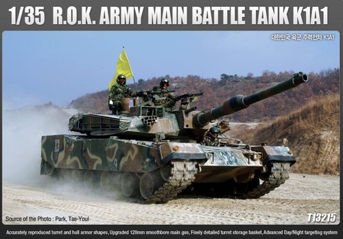 Academy Hobby Model Kit – 1/35 R.O.K. Army Main Battle Tank K1A1 –Detailed Model - Picture 2 of 6