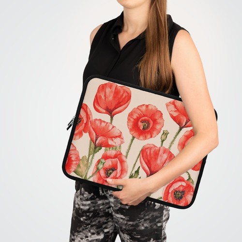 Laptop Bag for Women, Padded Laptop Sleeve, Stylish Work Tote, MacBook Case - Picture 3 of 6