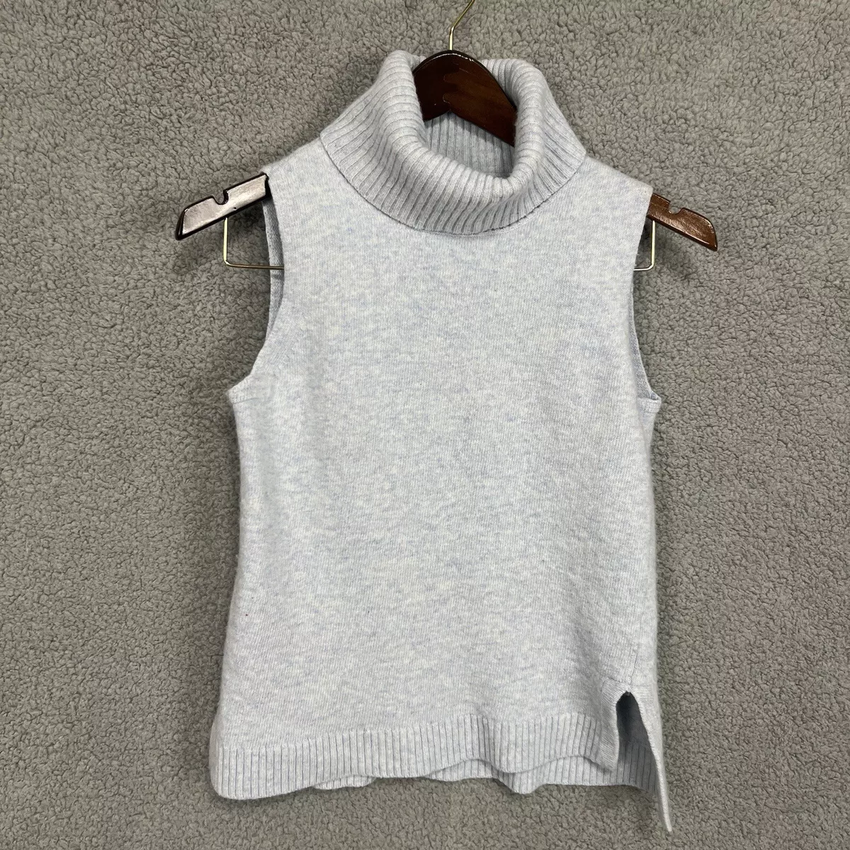 J crew top sleeveless turtleneck
