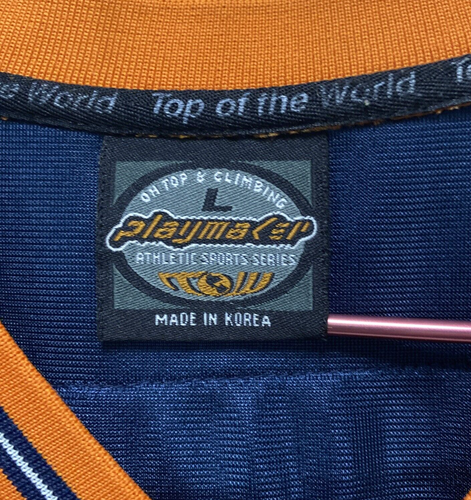 VTG Auburn Football Jersey Stitched #22 Mens LARGE Blue AU Tigers NCAA Thrashed - Picture 14 of 15