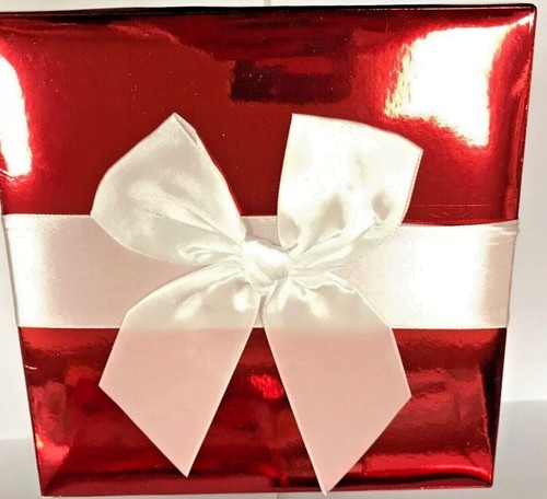 Cajas de Regalo de Navidad 3 Diseños Únicos de Vacaciones con Tapas Rojas Cinta Blanca Regalos - Imagen 29 de 33