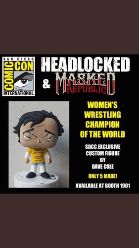 WWE Andy Kaufman Custom Funko POP 1/5 Made SDCC Exclusive Dave Cole Hard Stack - Picture 4 of 5