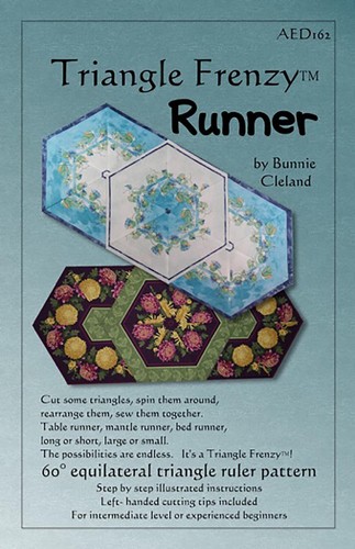 Triangle Frenzy Table Runner ~ Quilt Pattern by Bunnie Cleland ~ AED 162 - Picture 1 of 3