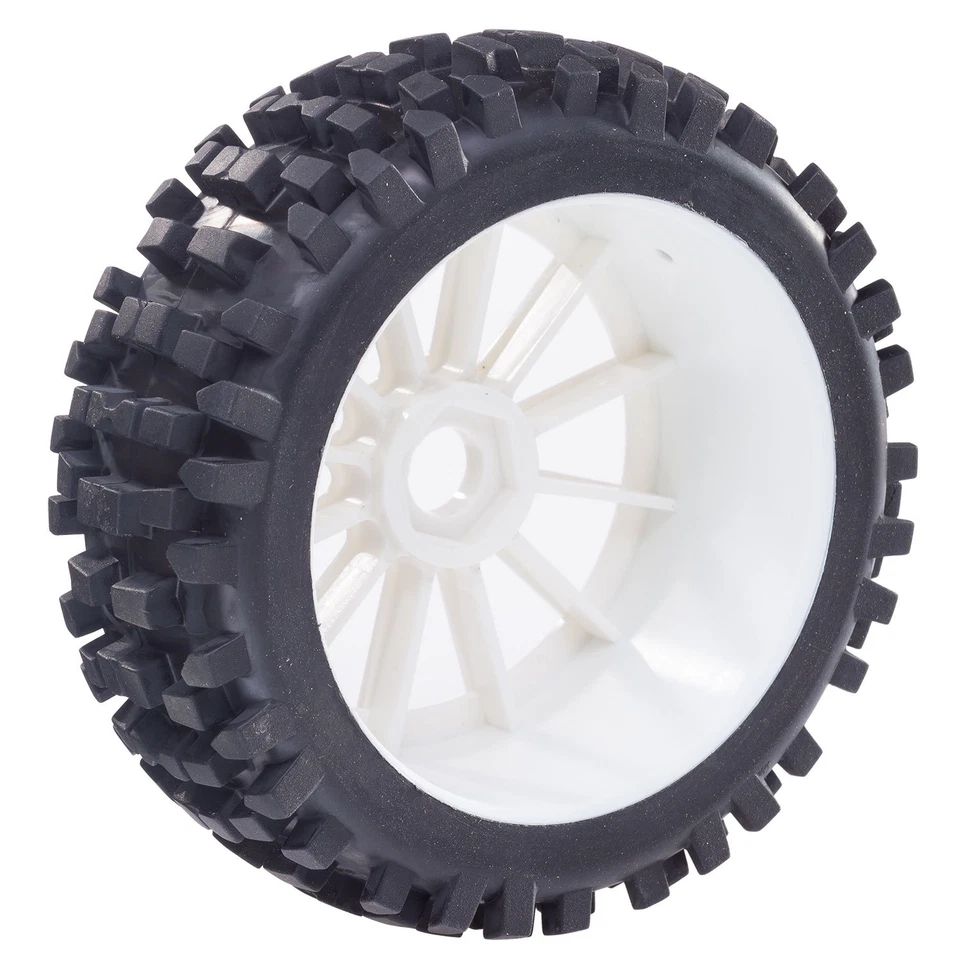 Buggy Reifen Felgenset Attack mit 10-Speichenfelge weiß 1/8 4 Stück partCore - Bild 2 von 3