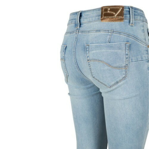 YES ZEE Women's Jeans Trousers Girl Skinny Slim Fit 5 Pockets Stretch P377/W556 - Picture 4 of 5