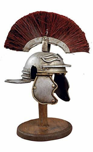 Modell Helm Römer Zenturio Vintage aus Metall auf Holzsockel - Bild 1 von 1