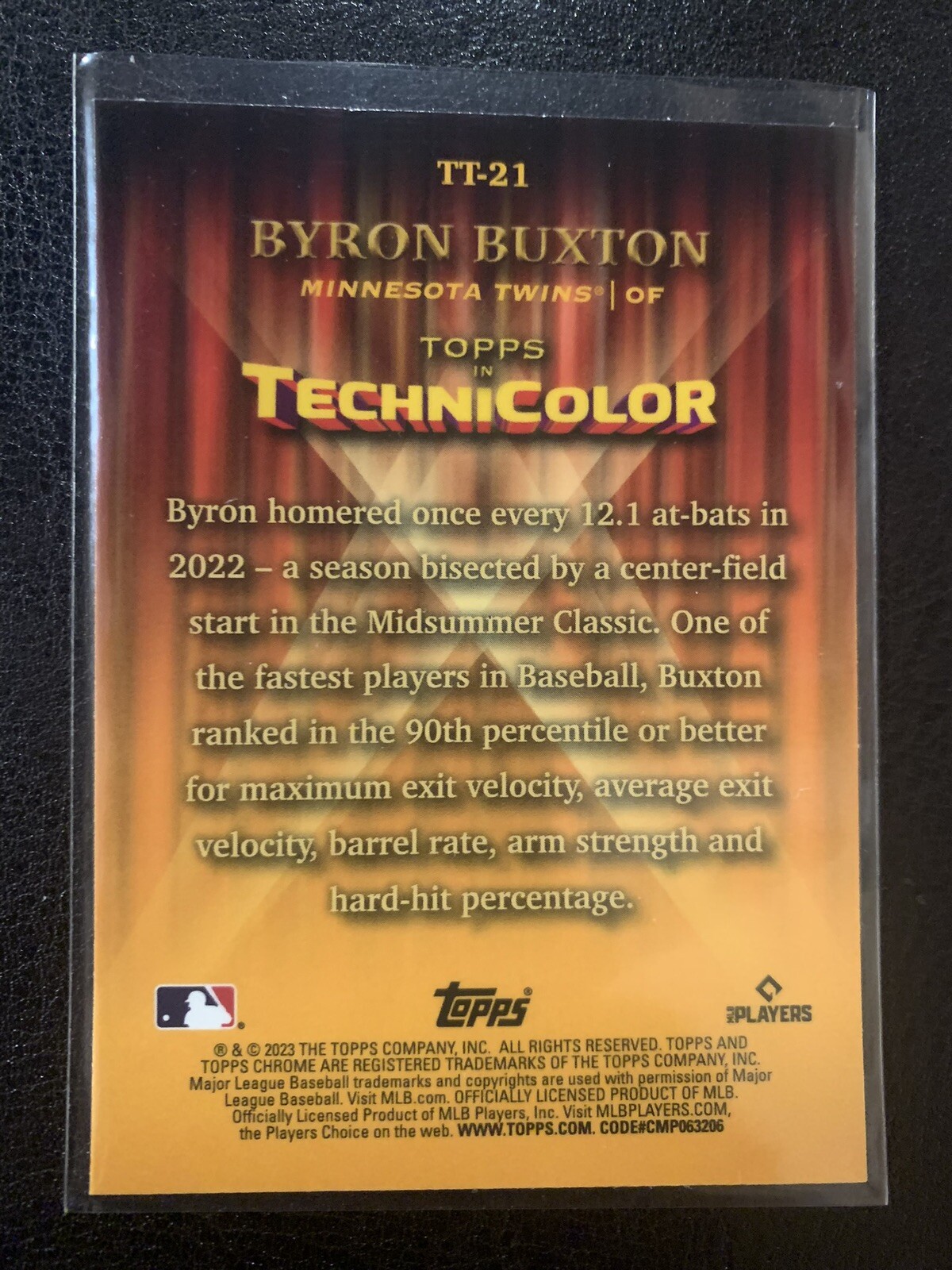 2023 Topps Chrome TechniColor TT21 Byron Buxton Minnesota Twins eBay
