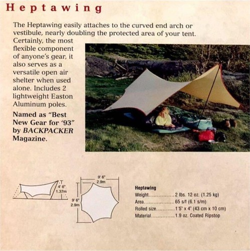 Moss Tents Camden Maine Heptawing Canopy Shelter - Picture 2 of 12