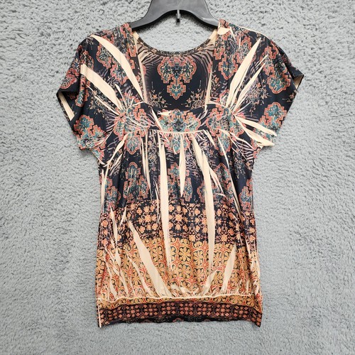 Womens Floral Top Size Small (based on measurements) Babydoll Y2K Boho READ - Picture 2 of 11
