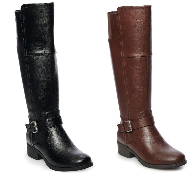 croft and barrow knee high boots