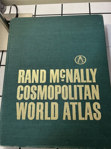 Vintage 1962 Rand McNally Cosmopolitan World Atlas Hard-Cover Large - Picture 2 of 5