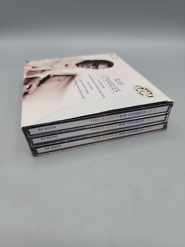 Ray Charles This is Gold 3-CD Box Set 2004 45 Songs Classic Blues R&B Music - Picture 4 of 11