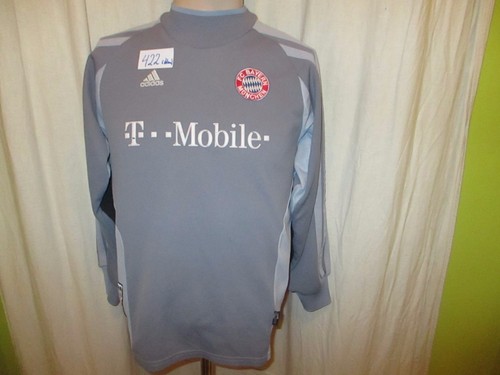 FC Bayern München Adidas Torwart Trikot 2002/03 "-T---Mobile-" + Nr.1 Kahn Gr.S - Picture 6 of 6
