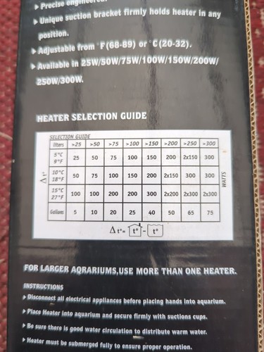 HAQOS 300WATT aquarium Heater - Picture 5 of 5
