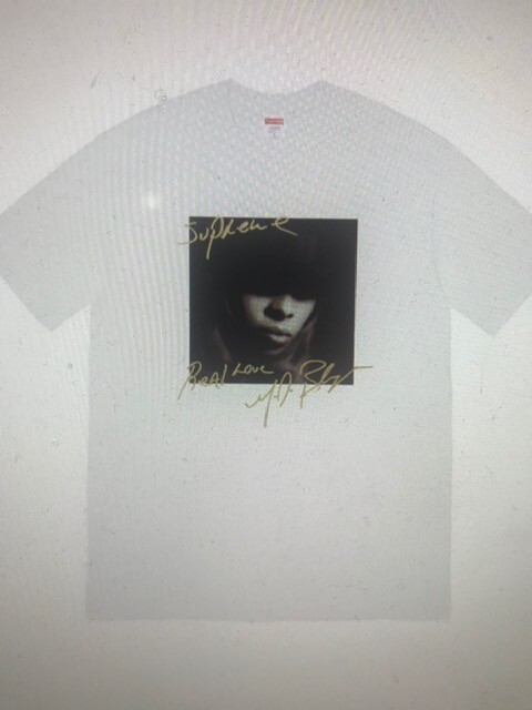トップス Supreme Mary J. Blige tee white Supreme FW19 Mary J. Blige White tee Shirt mens size M