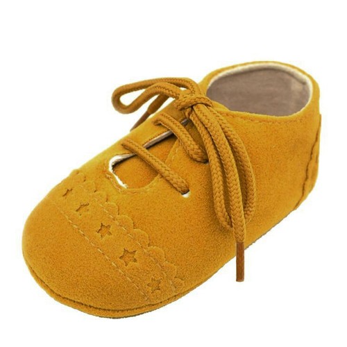 Toddler Infant Baby Boys Girls Shoes Sneaker Anti-slip Soft Sole Lace Up Shoes - Picture 18 of 18