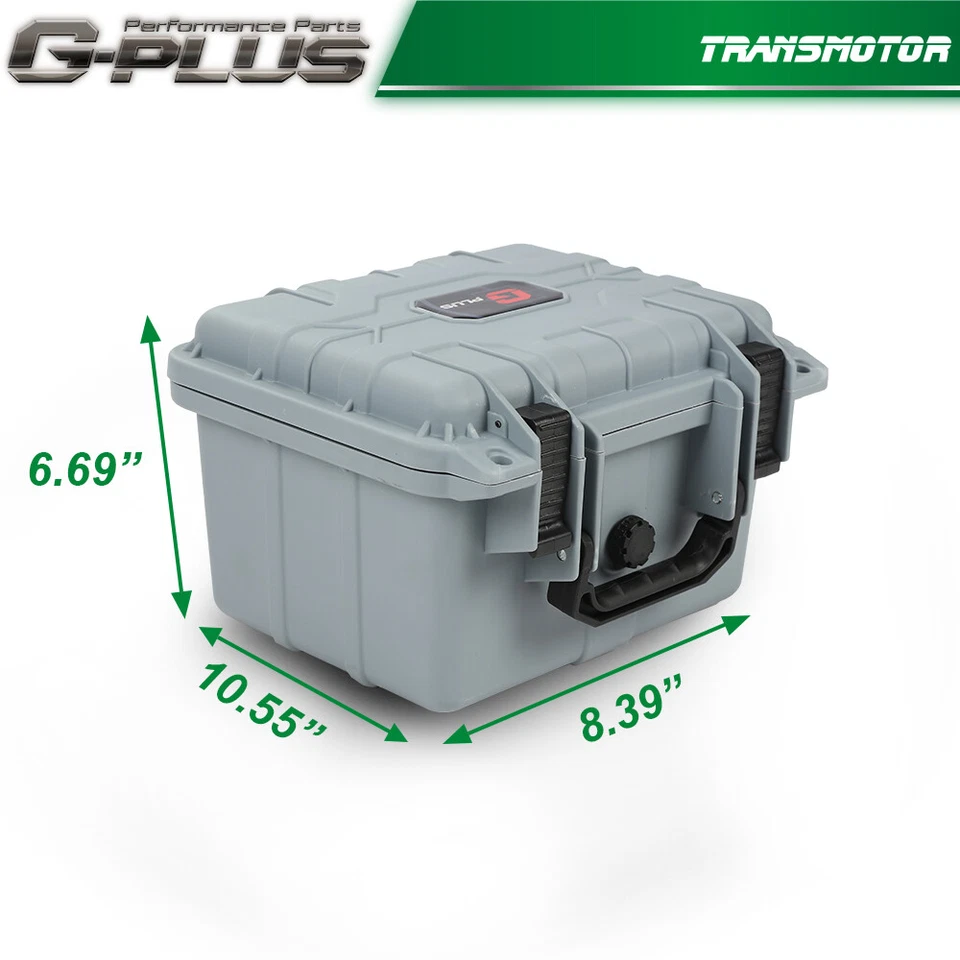 Gray 50 CT Graded Card Storage Box Travel Waterproof Case Slab Holder+Protector - Image 3 of 4