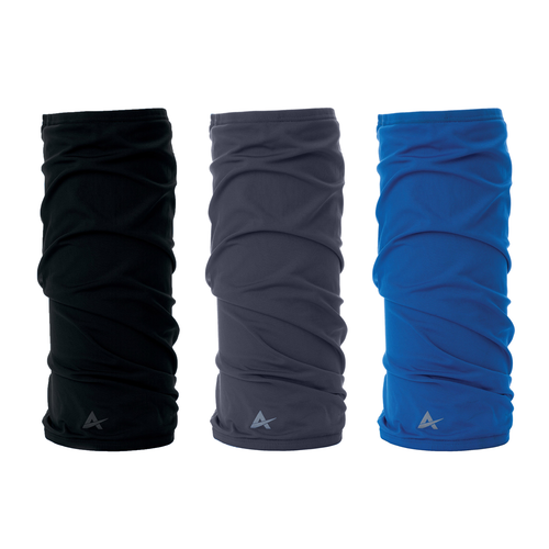 3 Pack-Arctic Cool Cooling Face Gaiter-Includes-1 Grey - 1 Black - 1 Blue - Picture 5 of 9