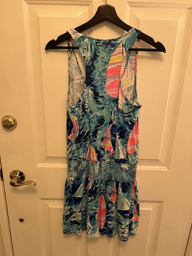 Lilly Pulitzer Dress Tideline Boat Size XS - Picture 8 of 8
