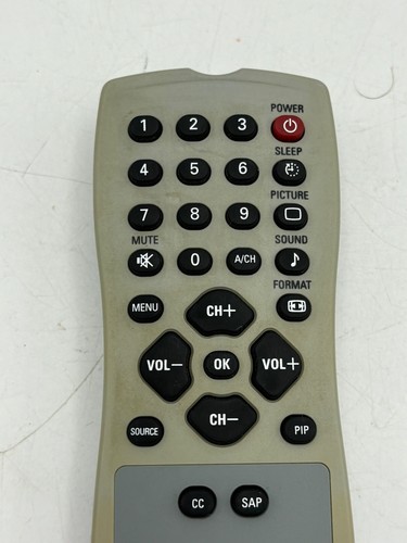 Magnavox RC1112713/17B OEM Original TV Replacement Remote Control - Picture 3 of 6