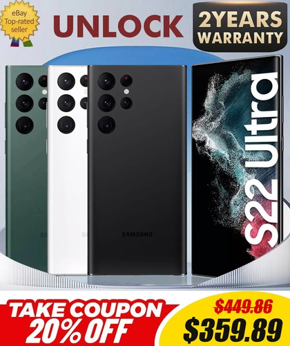 NEW SAMSUNG GALAXY S22 ULTRA 5G UNLOCKED 512GB 128GB USA FAST SHIPPING - Picture 13 of 20