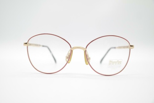 Vintage Sferoflex 108/62 Gold Kupfer oval Brille Brillengestell eyeglasses NOS - Picture 1 of 6