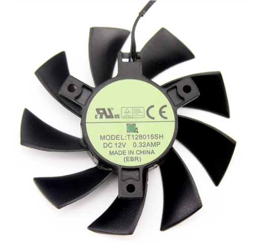 Ventilador de refrigeración para tarjeta gráfica EVGA GTX 650 650Ti 650 Ti GTS 450 75 mm 2 pines - Imagen 10 de 12