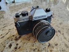 Rolleiflex SL35 SLR Film Camera and Rollei Planar 50mm 1.8 Prime Lens w/Case