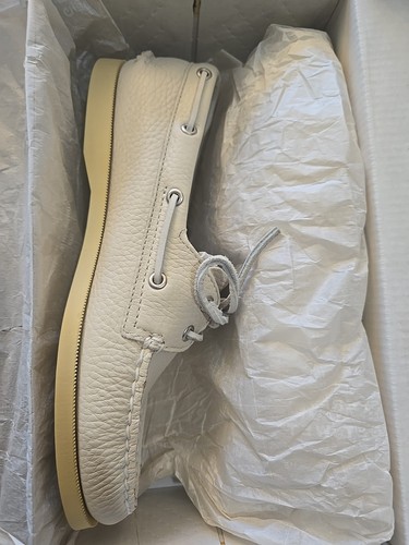 Sperry Top-Sider A/O Ice 2-Eye Leather Deck Boat Shoes US Women 8W BNIB