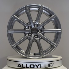 GENUINE AUDI A1 8X 10 SPOKE SILVER 17" INCH ALLOY WHEELS X4 8X0601025BM