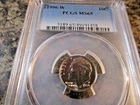 1996-W ROOSEVELT DIME PCGS MS 65                 1458