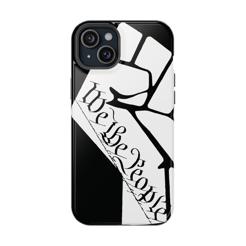 "We The People" Raised Fist Political Phone Case, Magnetic Tough Case, MagSafe - 第 43/86 張圖片