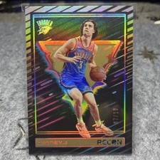 2023-24 Panini Recon - #47 Josh Giddey 07/10 Holo Gold Thunder