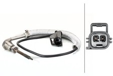 HELLA Sensor, exhaust gas temperature - 2-pin connector 6PT014495-111