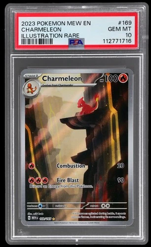 2023 Pokemon Scarlet And Violet 151 Charmeleon #169 PSA 10 Illustration Rare