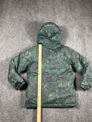 Columbia Coat Kids Youth Size Small 8 Hooded Long Sleeve Green Outdoor Winter - Picture 6 of 9