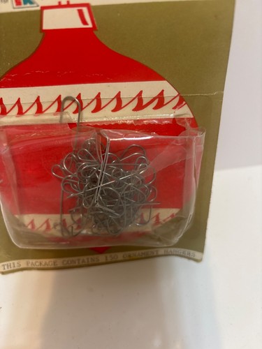 Vintage S S Kresge Co Weihnachtsschmuck Kleiderbügel geöffnet einige Haken fehlen - Bild 2 von 2