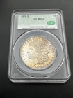 1879 s morgan dollar Cac Ms63 Toned