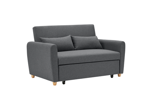 Dahlia Grey 2-Seater Pull Out Sofa Bed - Convertible Sleeper Sofa - Picture 6 of 12